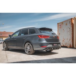 Накладки сплиттеры боковые на задний бампер на Seat III Cupra / FR рестайл